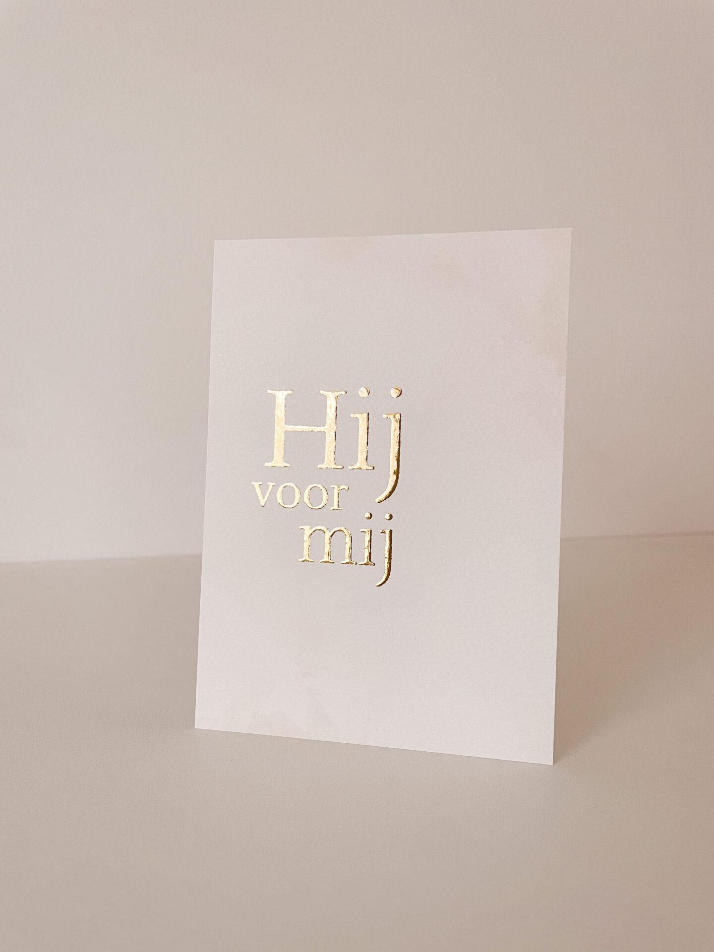 Kaart Christelijk Hij voor mij Christelijke cadeaus Geloof Christelijk Hout