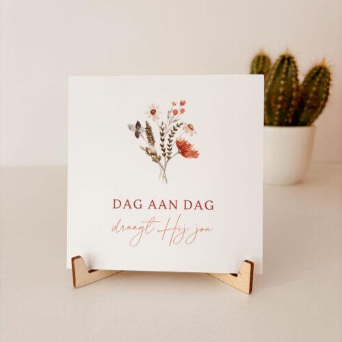 Bron van Hout Kaartje Bordjes van Licht Christelijk Dag aan Dag Christelijke cadeaus Geloof Christelijk Hout