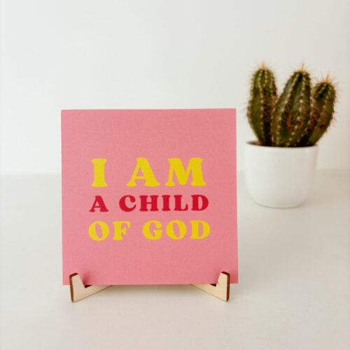 Bron van Hout Kaartje Bordjes van Licht Christelijk Child of God Christelijke cadeaus Geloof Christelijk Hout