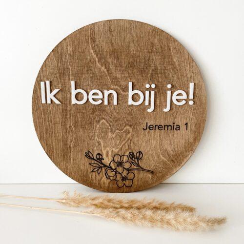 Bron van Hout bord hout 3d christelijk Christelijke cadeaus Geloof Christelijk Hout