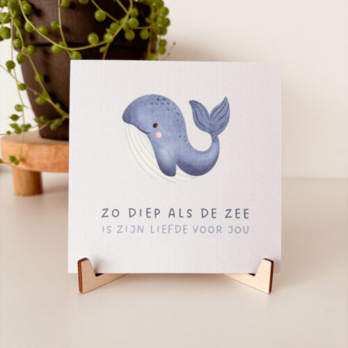 Bron van Hout Kaartje Bordjes van Licht Christelijk Beloofd Christelijke cadeaus Geloof Christelijk Hout